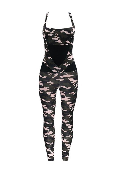 SKTF019 camo backless bodybuilding tights 45 degree